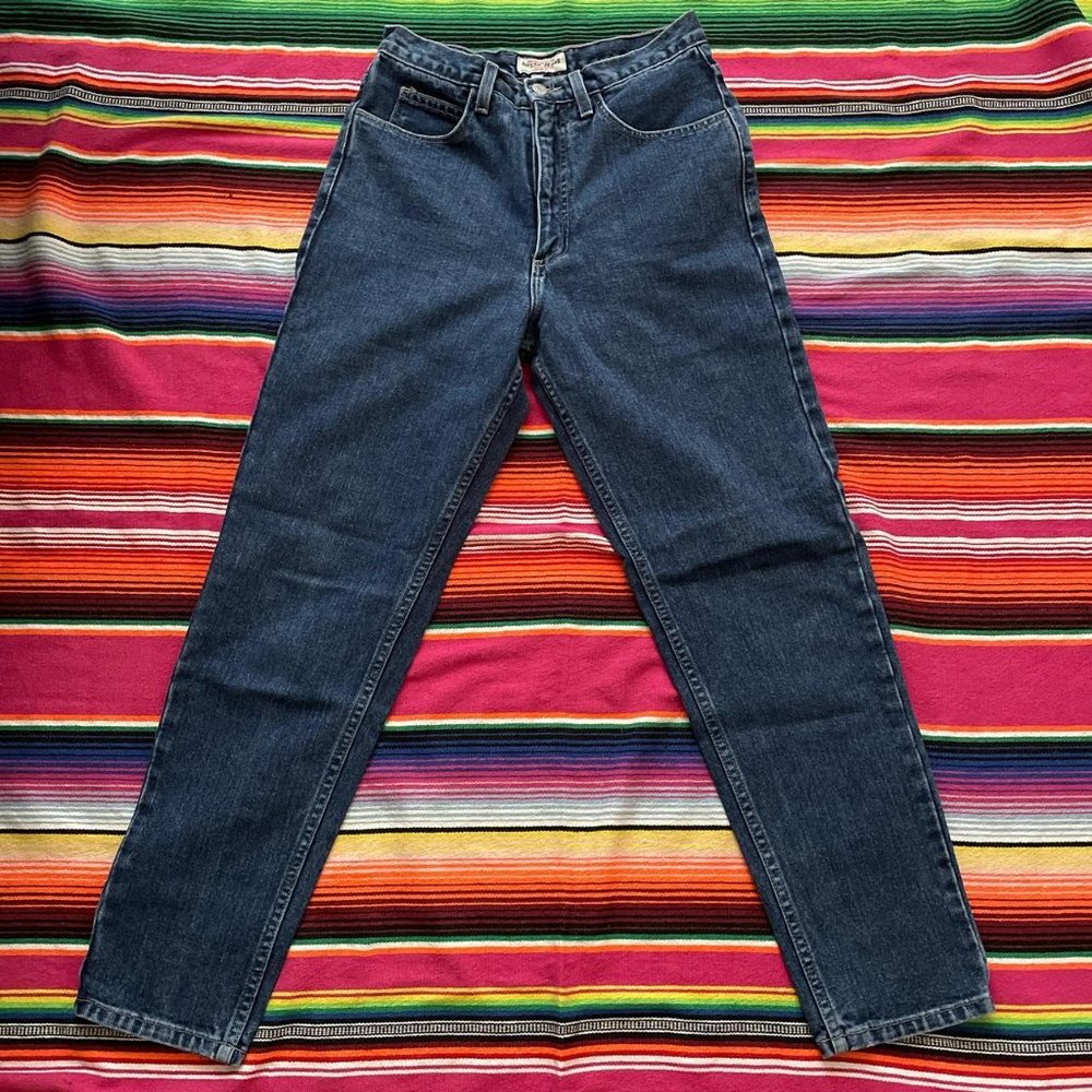 vintage 80s-90s women’s high rise guess blue jeans